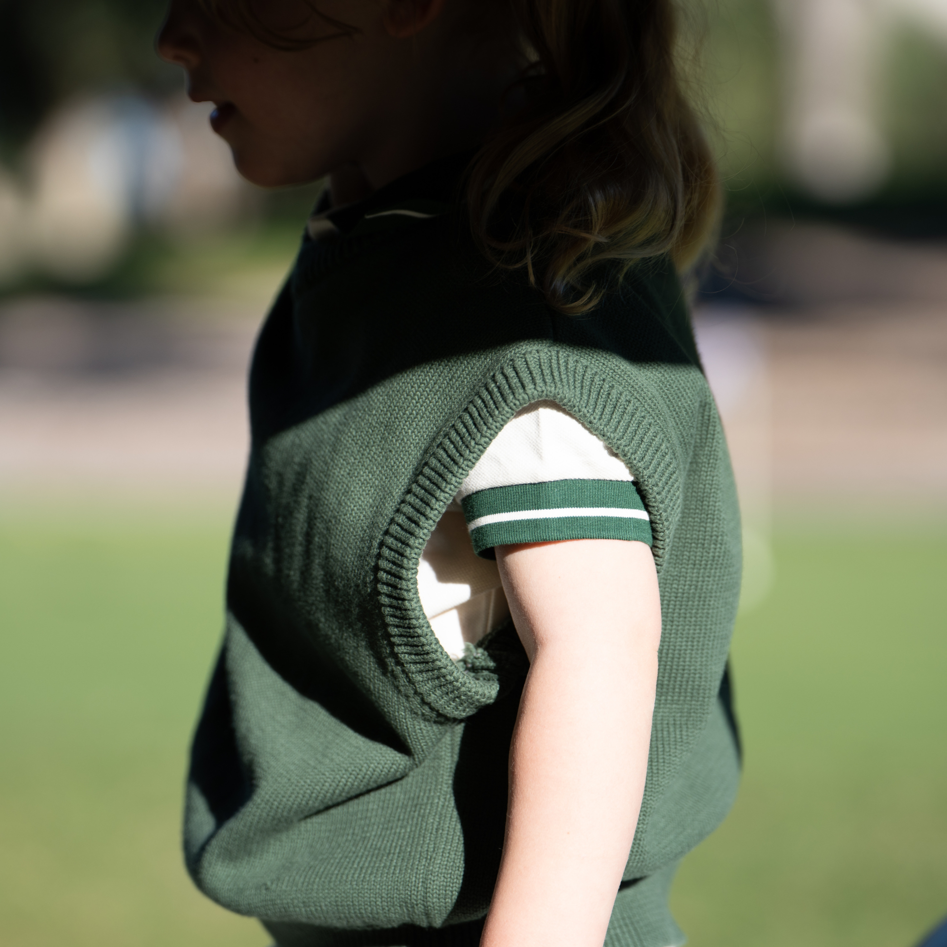 Club Knit Vest - Heritage Green