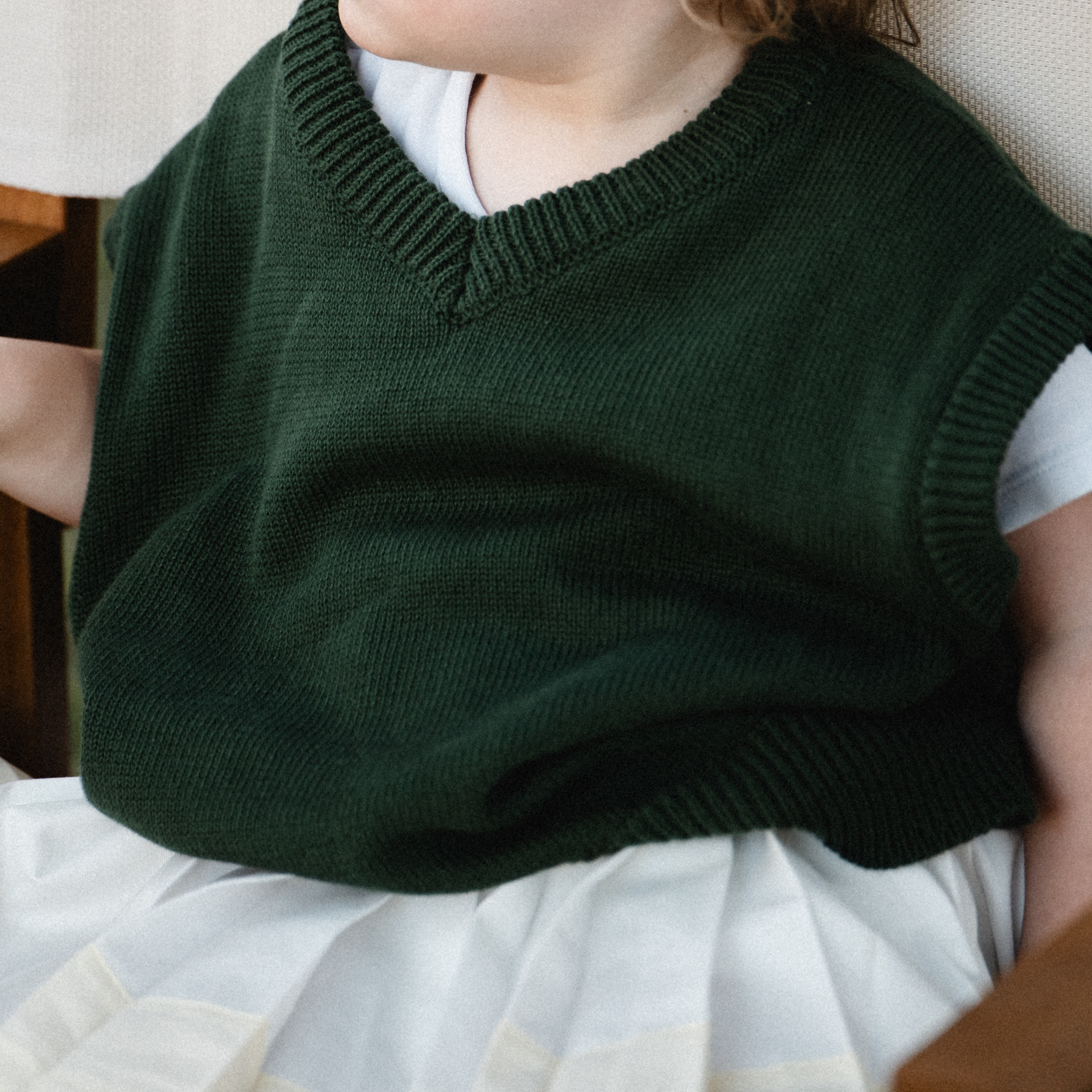 Club Knit Vest - Heritage Green