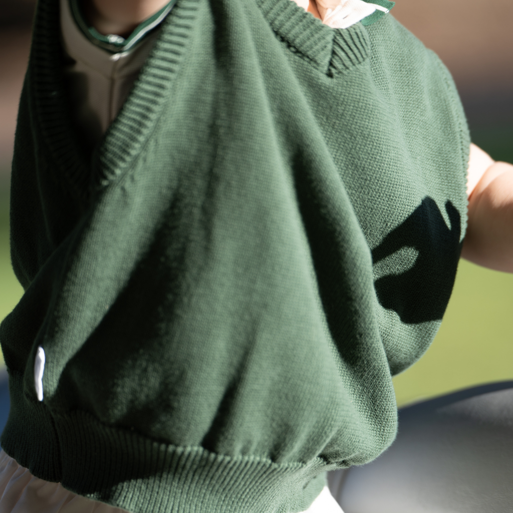 Club Knit Vest - Heritage Green