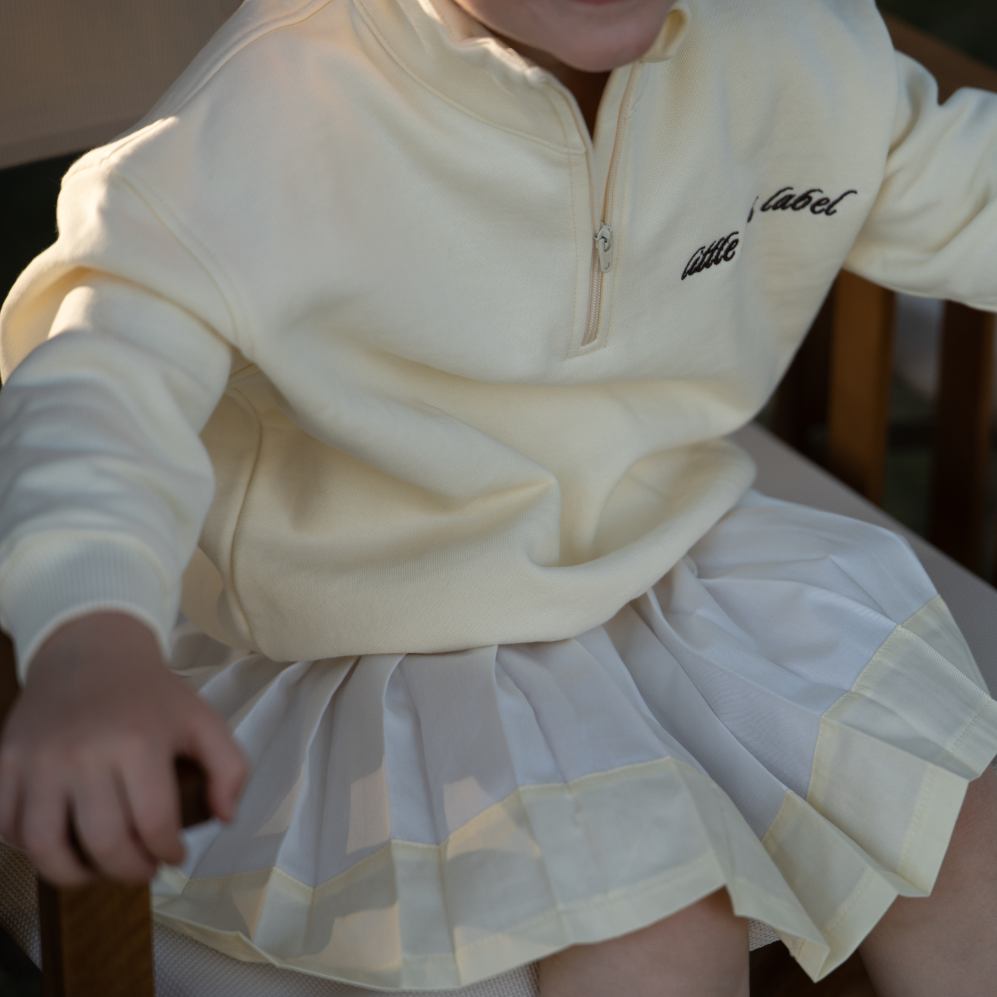 Heritage Quarter Zip - Buttercream