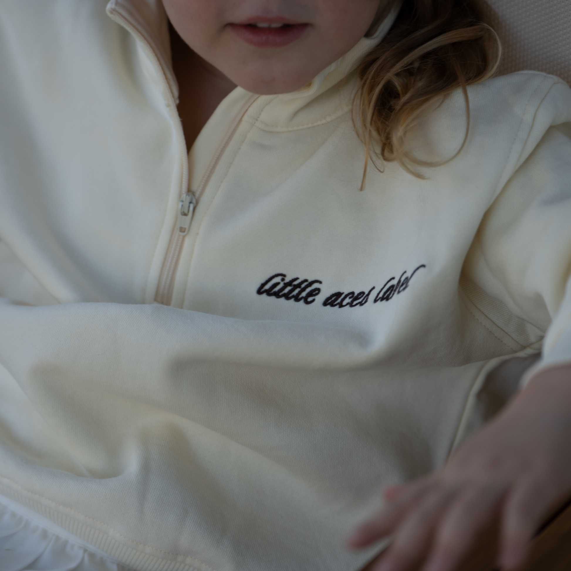 Heritage Quarter Zip - Buttercream